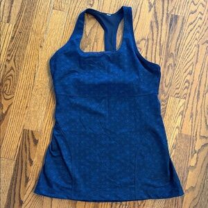 lululemon athletica Blue Tank Top